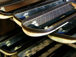 A particularly colorful array of case lids for the Japanese market.